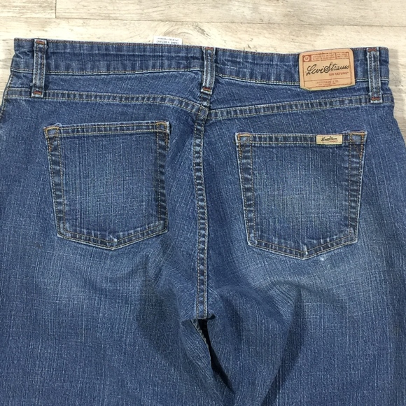 Levi Strauss Signature Stretch Blue Jeans - Picture 7 of 8